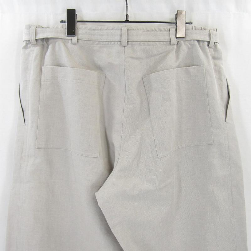 未使用 Cale カル COTTON LINEN TWILL EASY TROUSERS C251F10P01