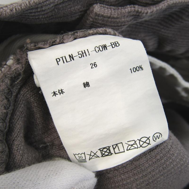 未使用 CIOTA シオタ コーデュロイパンツ 22AW PTLN-5HI-COW-BB  