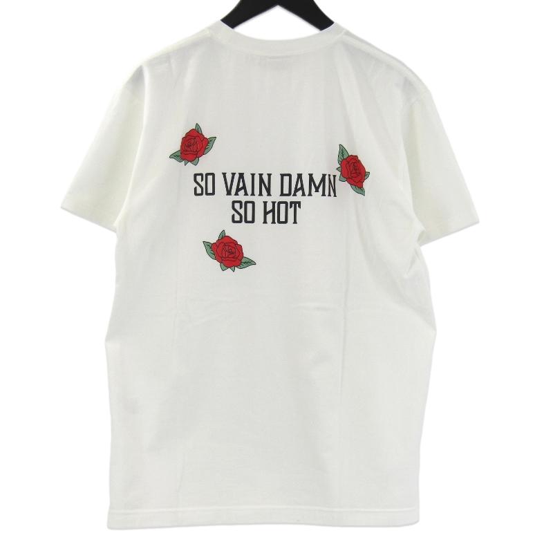 CALEE（キャリー） 未使用 STRETCH CALEE ROSE LOGO TEE CL-25EA001R