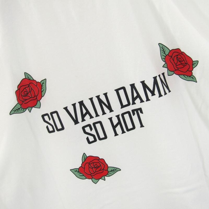 CALEE（キャリー） 未使用 STRETCH CALEE ROSE LOGO TEE CL-25EA001R 
