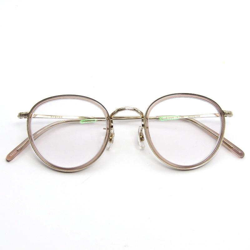 EYEVAN アイヴァン メガネフレーム E-0509 度入り 日本製 ボストン RBR  