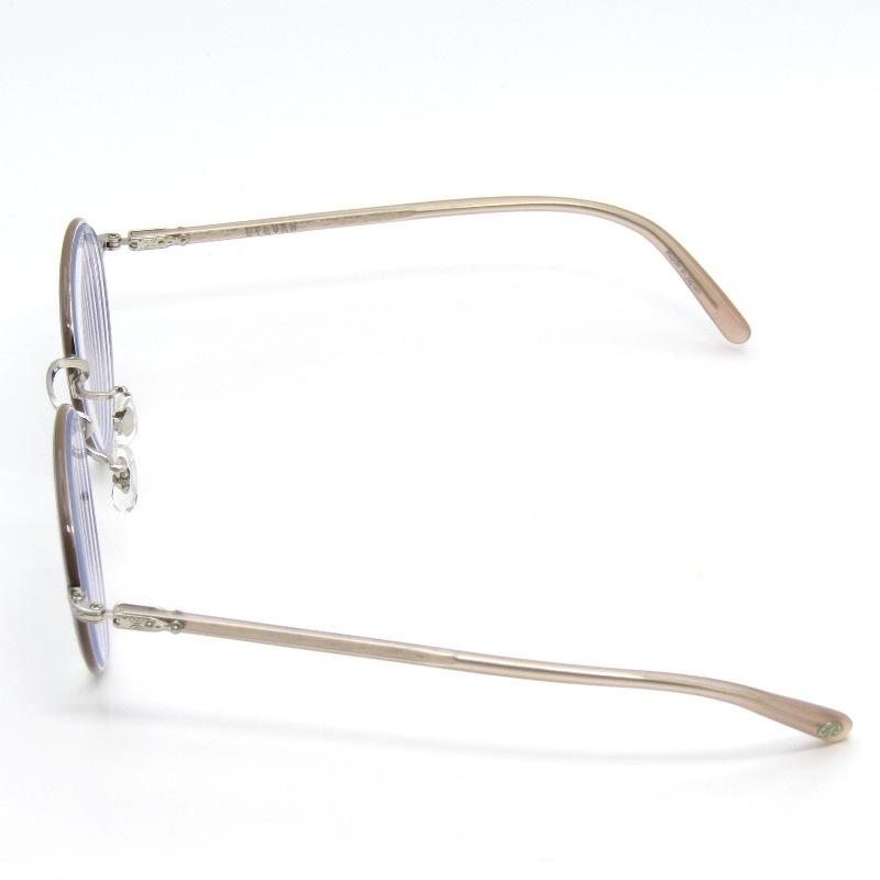 美品 EYEVAN アイヴァン メガネフレーム E-0504 SG 度入り 日本製  