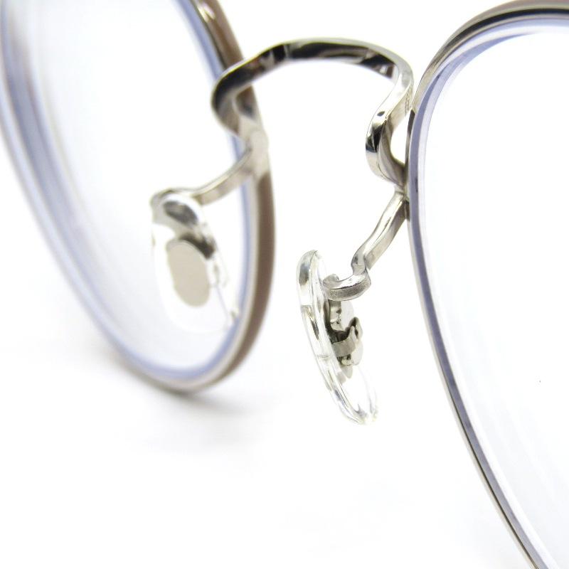 美品 EYEVAN アイヴァン メガネフレーム E-0504 SG 度入り 日本製  