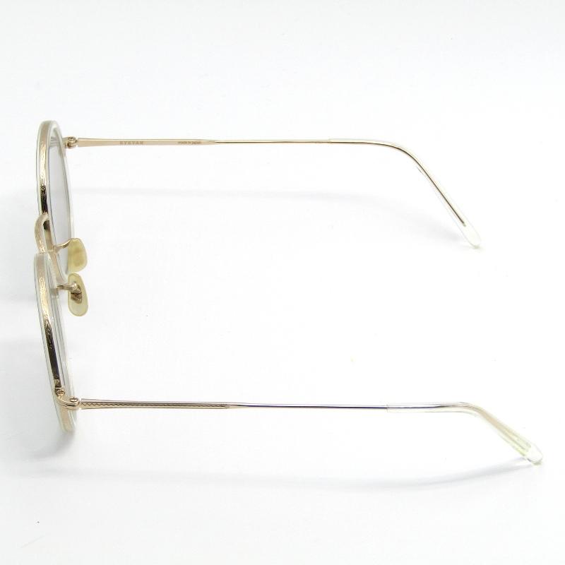 美品 EYEVAN アイヴァン サングラス E-0512 46 日本製 ラウンド ワッパ