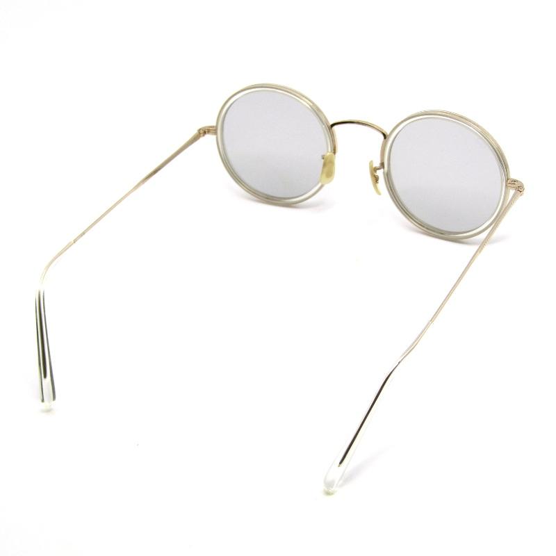 美品 EYEVAN アイヴァン サングラス E-0512 46 日本製 ラウンド ワッパ
