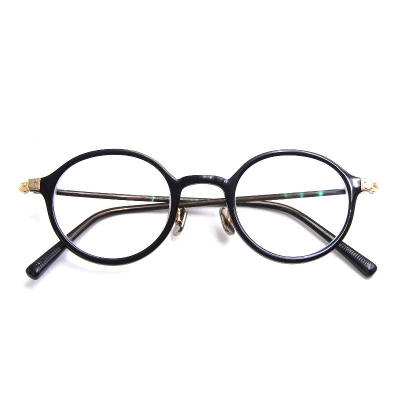 美品 EYEVAN7285 アイヴァン7285 メガネフレーム MODEL.418 度入り