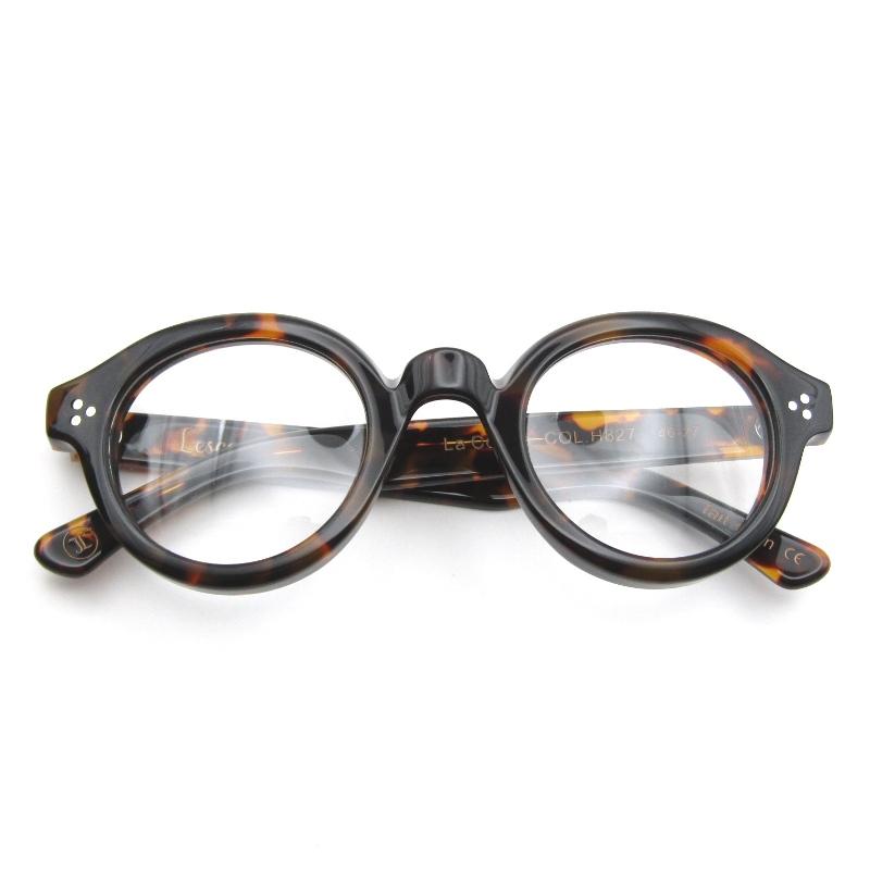 美品 Lesca LUNETIER レスカ ルネティエ メガネフレーム La Corb's