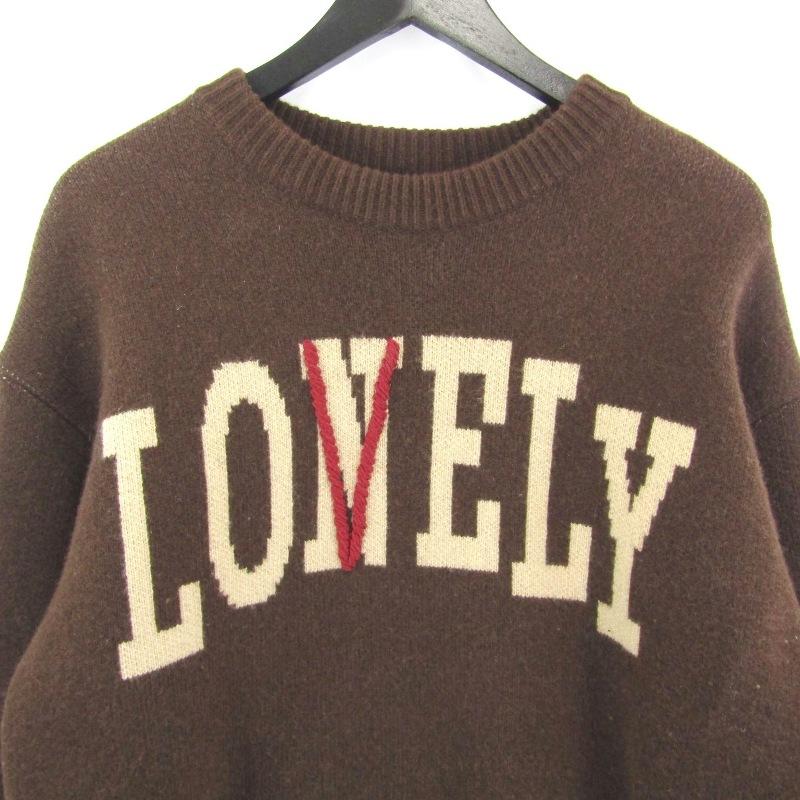 NOHANT ノアン クルーネックニット 0NHP3KN00627 LONELY/LOVELY