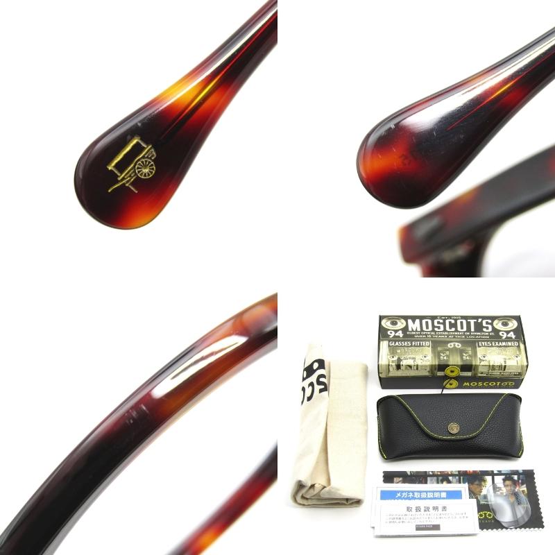 美品 MOSCOT モスコット サングラス LEMTOSH 49 JPN LTD18 中国製