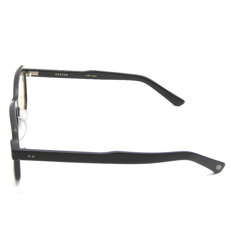 未使用 EYEVAN アイヴァン サングラス Dim SUN 日本製 ディム ジャーマンモチーフ スクエア MPBK マットピアノブラック 65009472 未使用 EYEVAN アイヴァン サングラス Dim SUN 日本製 ディム