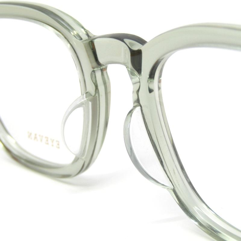 未使用 EYEVAN アイヴァン メガネフレーム Shelton 47 日本製 シェルトン ホーンリム MSGN モスグリーン 65009476 未使用 EYEVAN アイヴァン メガネフレーム Shelton 47 日本製