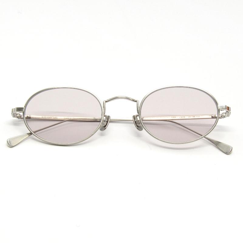 美品 EYEVAN7285 アイヴァン7285 メガネフレーム MODEL.197 度入り