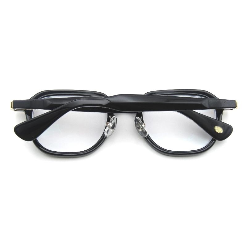 美品 EYEVAN アイヴァン メガネフレーム Evans 度入り 日本製 エヴァンス ウェリントン コンビ PBK/G ピアノブラック/ゴールド 65009777 美品 EYEVAN アイヴァン メガネフレーム Evans 度入り 日本製