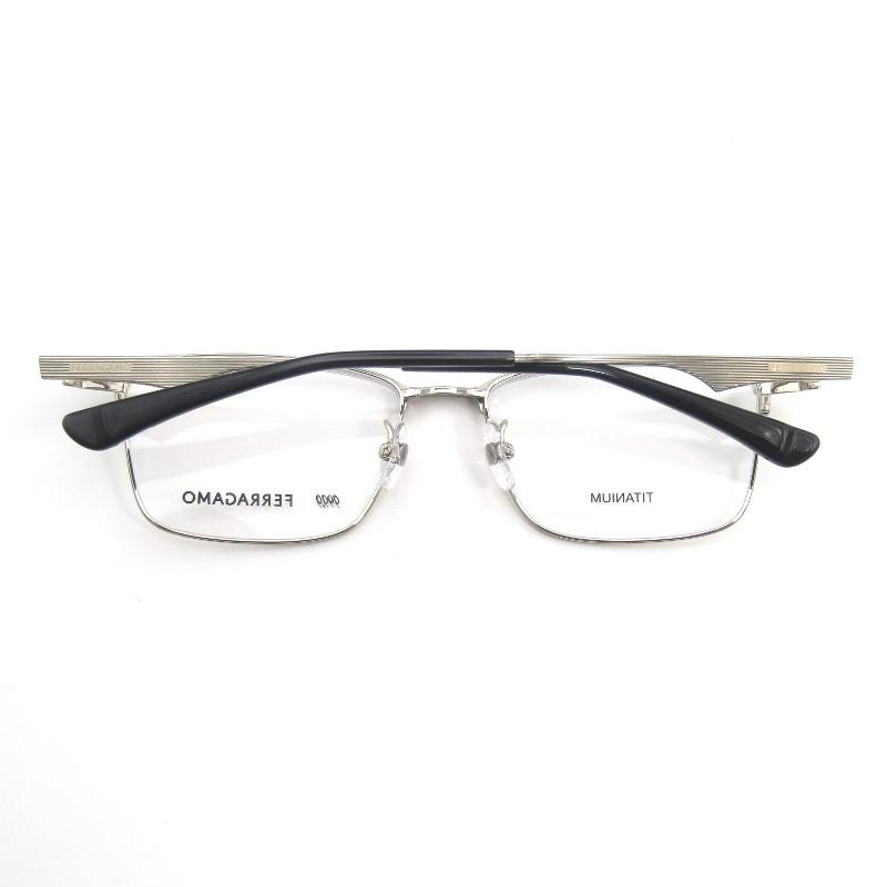 未使用 999.9 × FERRAGAMO フォーナインズ フェラガモ メガネフレーム