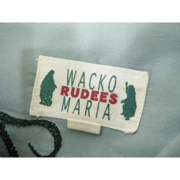 WACKO MARIA/ワコマリア刺繍シャツ CHECK OPEN COLLAR SHIRT オープンカラーシャツ-ワコマリア 通販 WACKO
