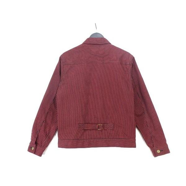 CALEE キャリー 16AW ヒッコリー ワークジャケット M 赤 黒