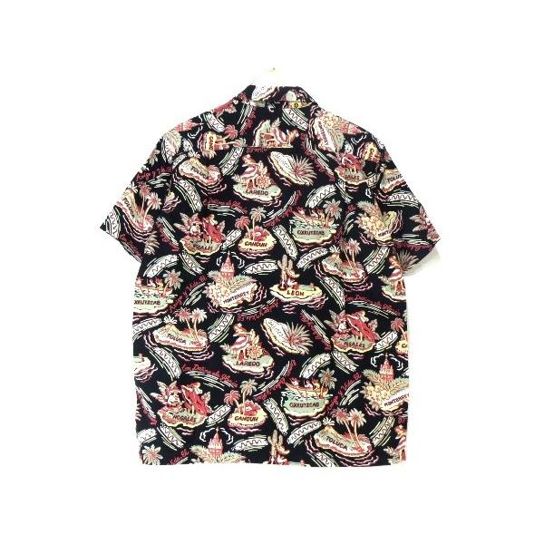 COOTIE オープンカラーシャツ L 日本製 総柄 シャツホコ コットン ロゴ COOTIE クーティー 総柄 オープンカラーシャツ テキーラ柄
