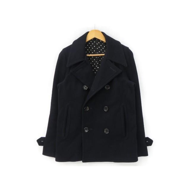 Wacko 送料0円 Maria ワコマリア Pコート ピーコート ジャケット S 紺 ウール ネイビー メンズ