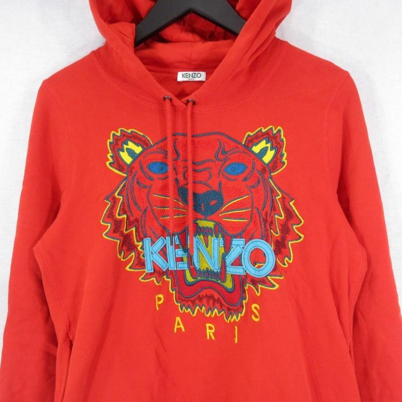KENZO ケンゾー プルオーバーパーカー タイガー 刺繍 F35 5SW010