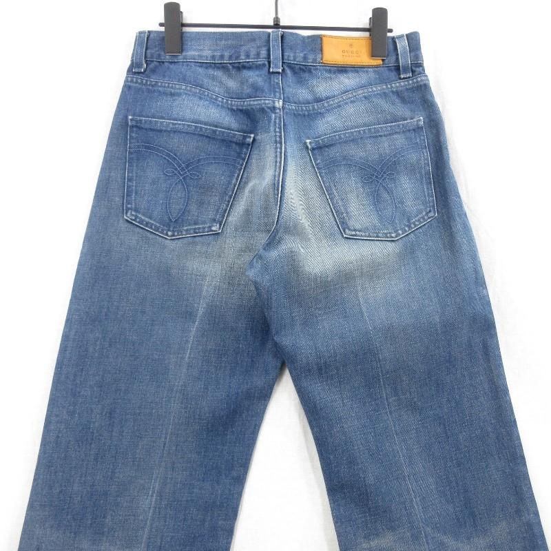 GUCCI グッチ デニムパンツ 124046 Z1397 ストレート インディゴ GUCCI グッチ デニムパンツ 124046 Z1397 ストレート インディゴ