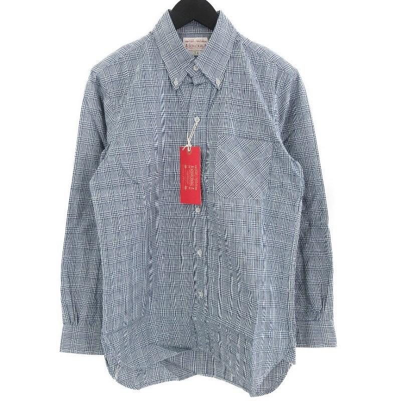未使用 BONCOURA ボンクラ 長袖シャツ ボタンダウン グレン