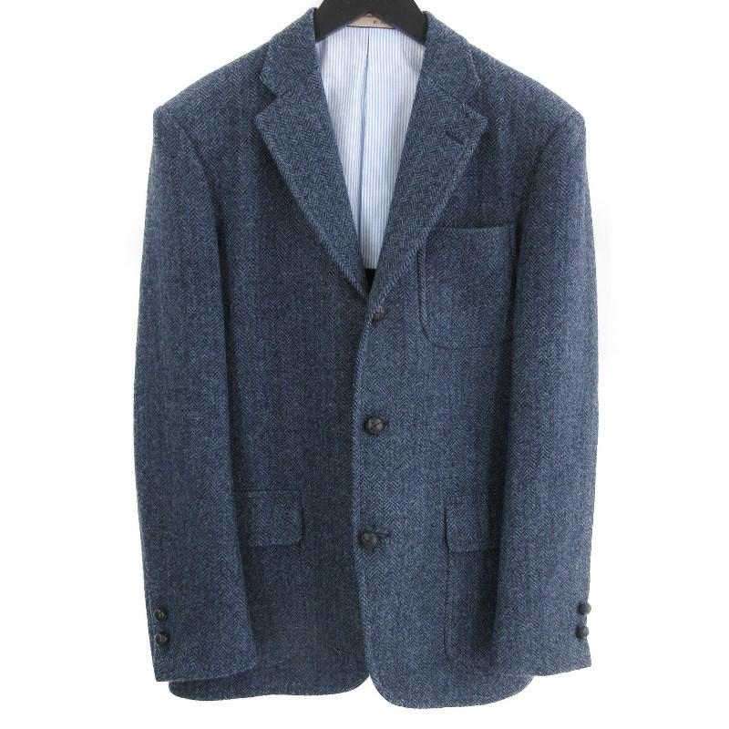 未使用 BONCOURA ボンクラ ツイード3Bジャケット ヘリンボーン デッド 