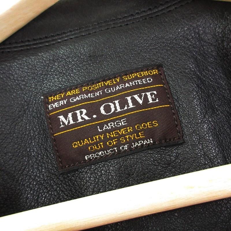 未使用 MR.OLIVE ミスターオリーブ セミダブルモーターライダース M 