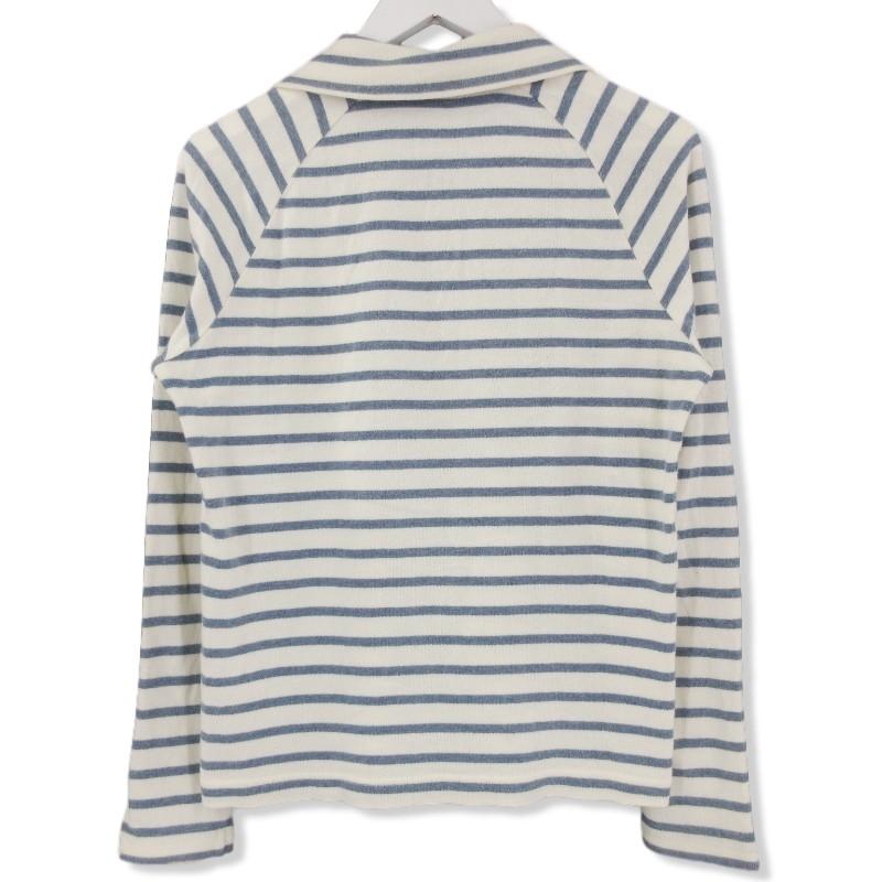 PORTER CLASSIC ハーフジップ ボーダー カットソー 日本製 PORTER CLASSIC ハーフジップ ボーダー カットソー 日本製