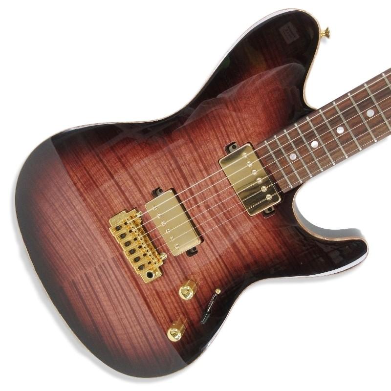 良品 Sugi スギ エレキギター DS496IR FM/AT/A-MAHO/DW2 杢目 ワインレッド 日本製 ギター 楽器 中古 70009523