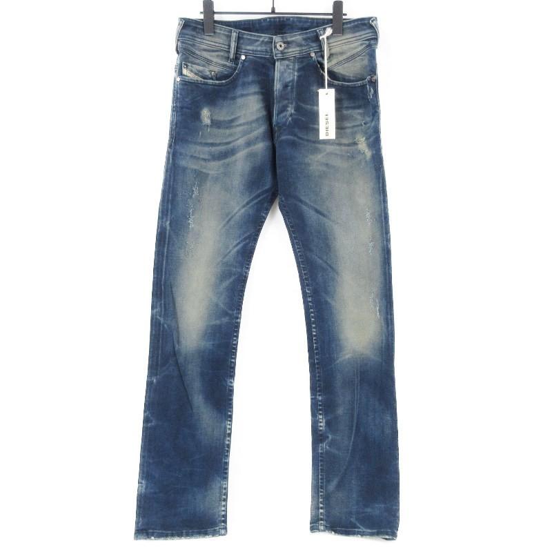 DIESEL 未使用 ディーゼル デニムパンツ IAKOP 0824B ダメージ加工 