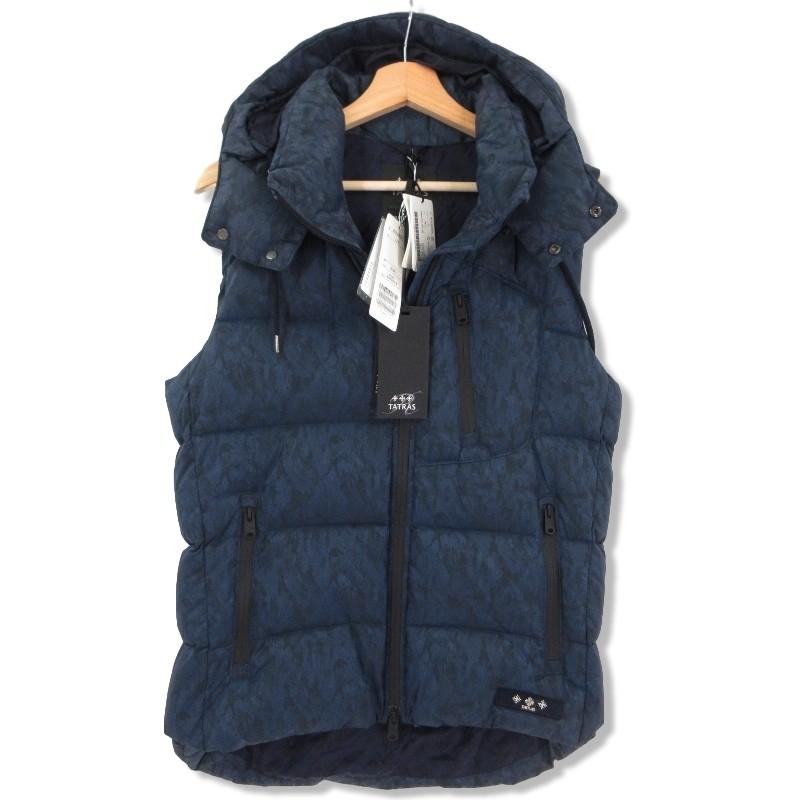 TATRAS 未使用 タトラス CESANO MTA16A4389 ダウンベスト ネイビー 紺