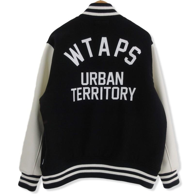 WTAPS ダブルタップス CLUB JACKET 袖レザースタジャン クラブ