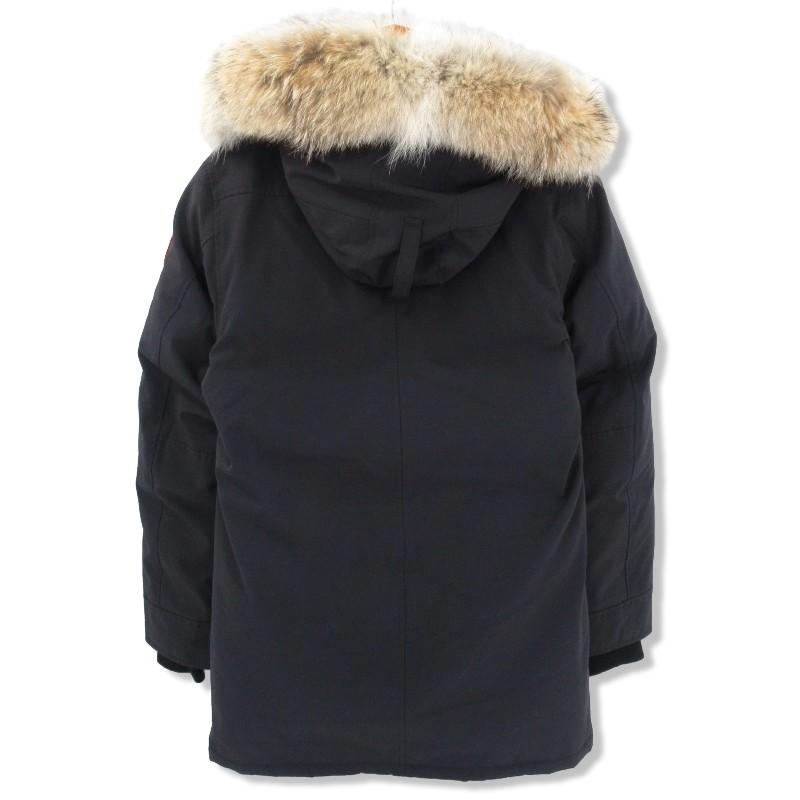 【極美品/名作】  ジャスパー メンズ ダウン S 黒 CANADA GOOSE カナダグース JASPER PARKA ジャスパー ダウンジャケット