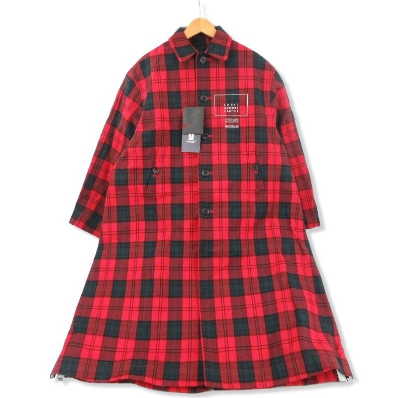 【中古】undercover チェックコート affa Elliot 　サイズ3 中古】undercover チェックコート affa Elliot サイズ3 中古