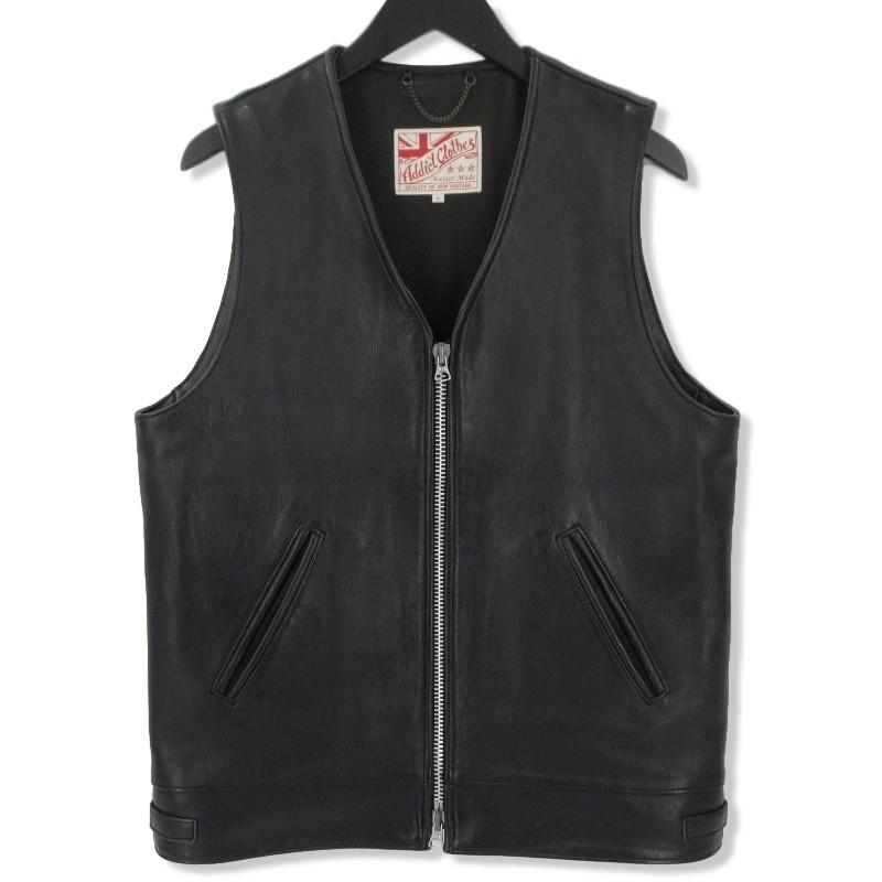 ADDICT CLOTHES アディクトクローズ レザーベスト シープスキン ADDICT CLOTHES アディクトクローズ レザーベスト シープスキン