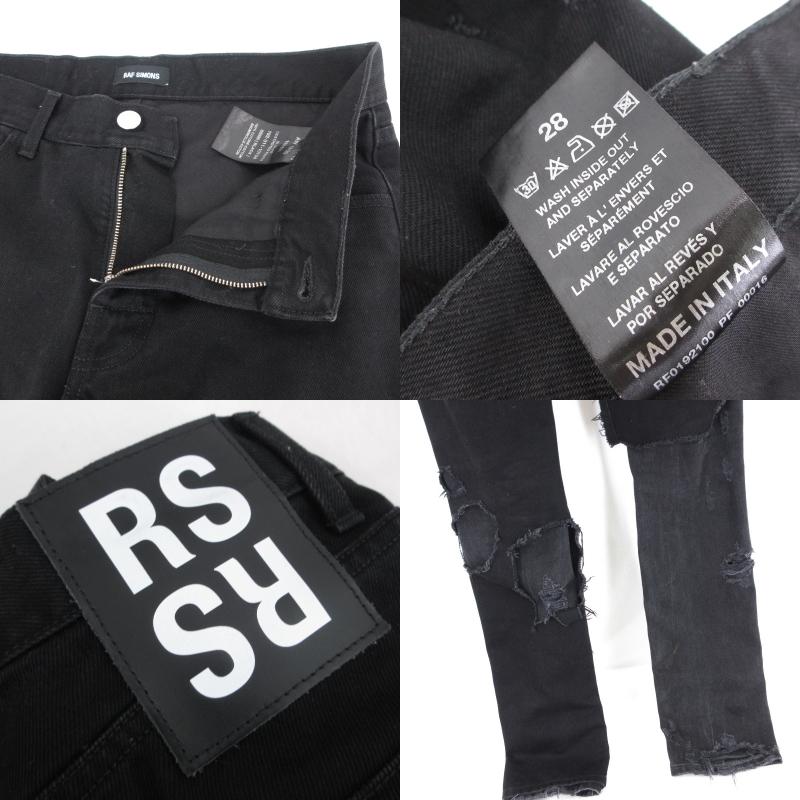 RAF SIMONS ラフシモンズ デニムパンツ 192-311-10134 DESTROYED RAF SIMONS ラフシモンズ デニムパンツ 192-311-10134 DESTROYED
