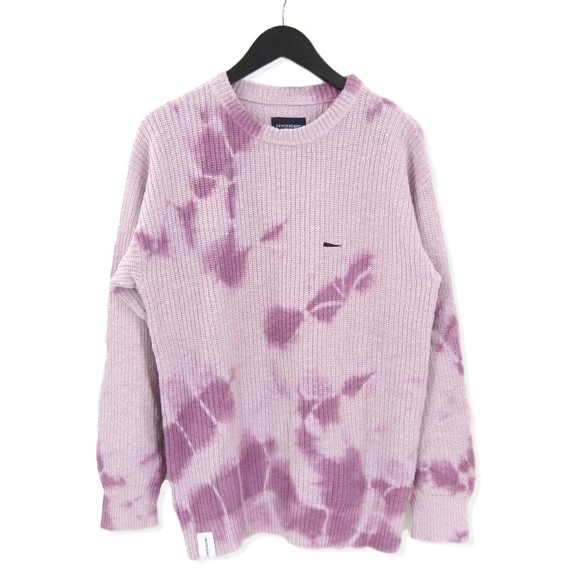 Descendant ディセンダント ニット 1mads Knm04 Smoke Cotton Knit ムラ染め コットンニット パープル 紫 M タグ付き メンズ 中古 クラシック 通販 Yahoo ショッピング