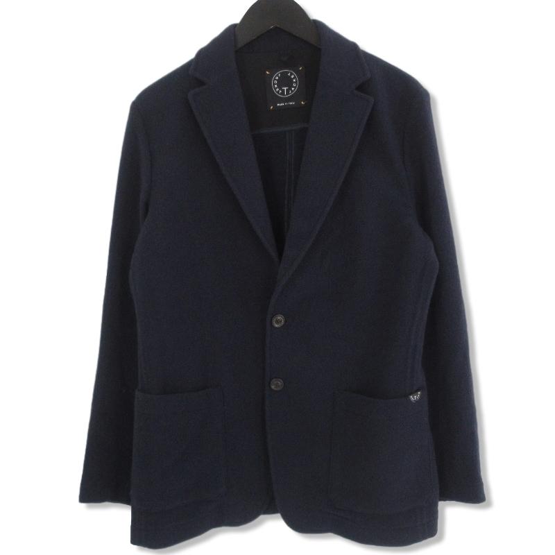 【未使用品】T-JACKET /ネイビー ダブルブレスト テーラードジャケット T-JACKET ティージャケット テーラードジャケット 51G419J 2釦