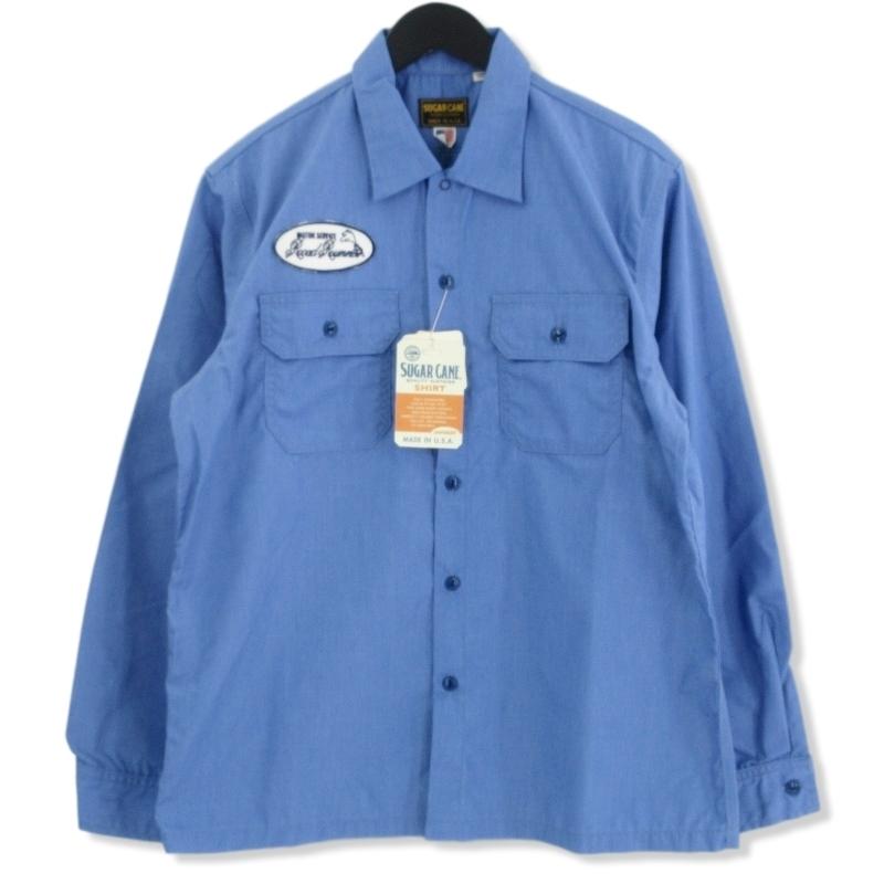 未使用 SUGAR CANE シュガーケーン 長袖ワークシャツ SC27098  