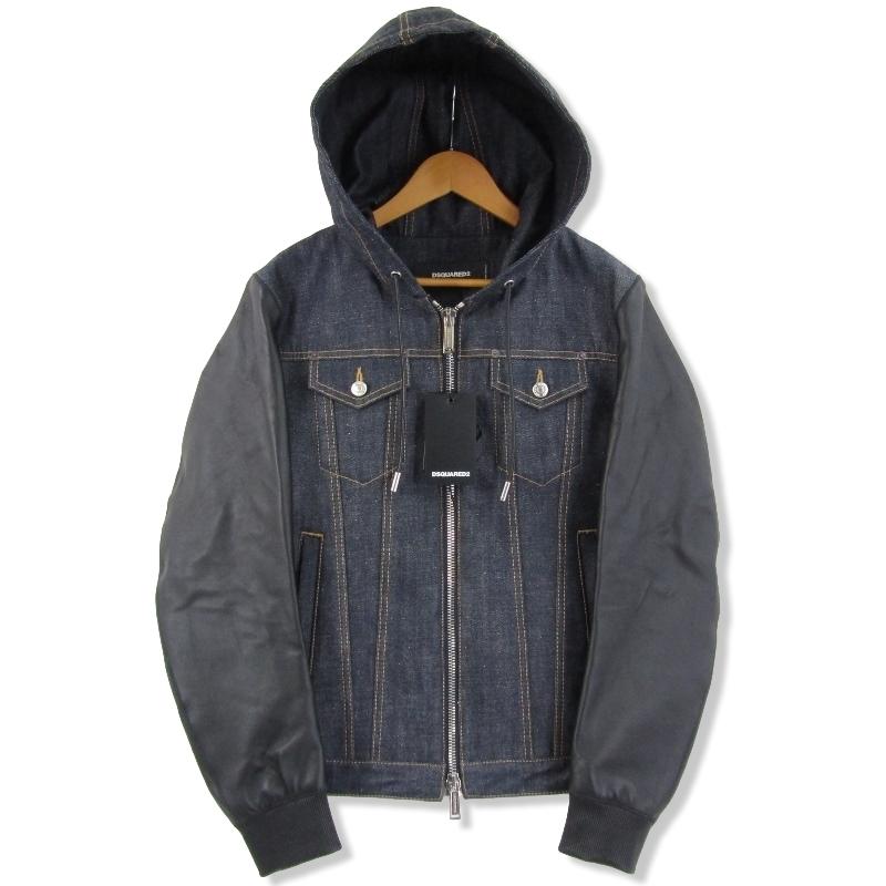 DSQUARED2 美品 ディースクエアード デニムジャケット S74AM0575 DSQUARED2 美品 ディースクエアード デニムジャケット S74AM0575