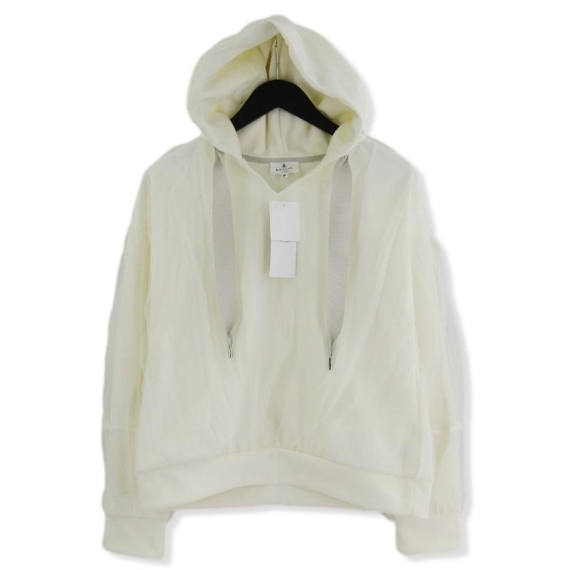 LANVIN ランバン パーカー M 白 【古着】【中古】（ランバン スポール  