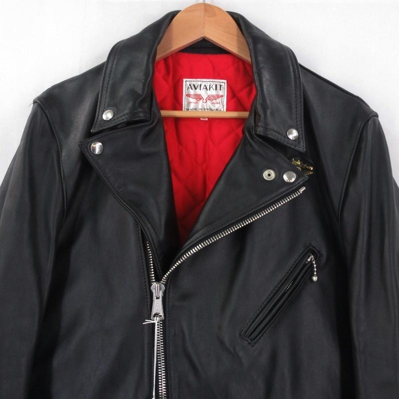 Lewis Leathers 美品 ルイスレザー ダブルライダースジャケット 