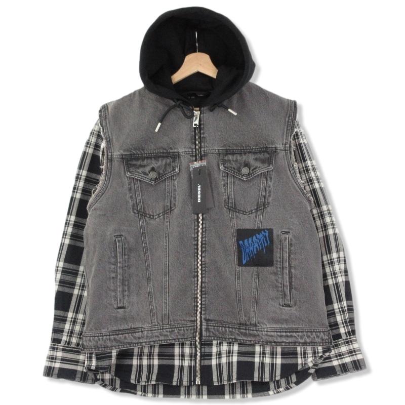 未使用 DIESEL ディーゼル J-RUBEN A002090KAYD フェイクレイヤード 
