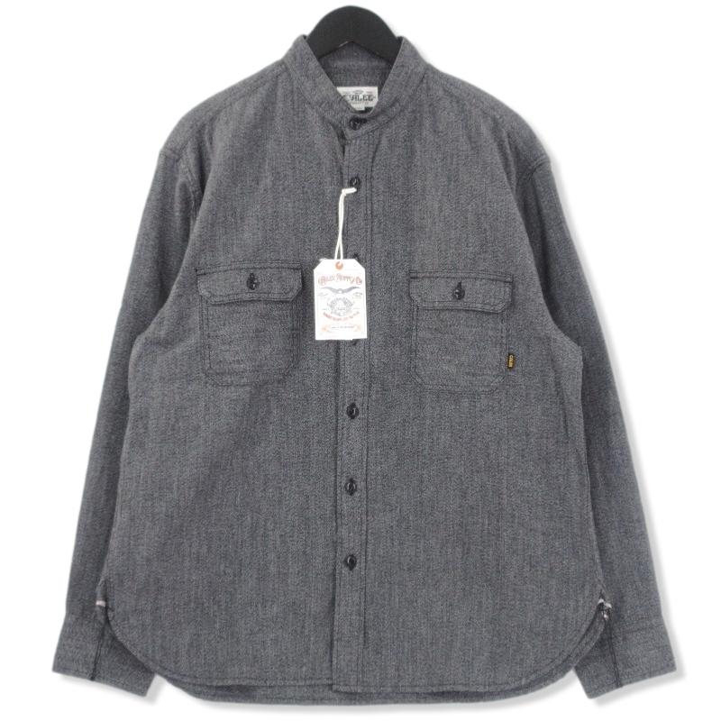 未使用 Calee キャリー Band Collar Work Shirt Cl 19ss012 長袖ワークシャツ バンドカラー ブラック 黒 L タグ付き メンズ 中古 70011456 70011456 クラシック 通販 Yahoo ショッピング