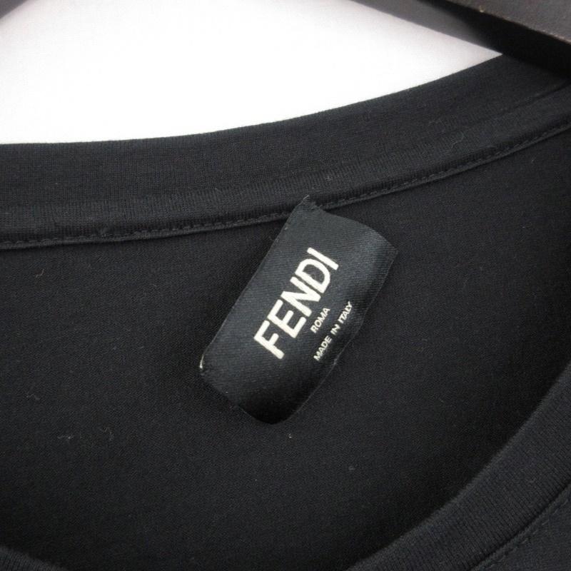 FENDI フェンディ 長袖Tシャツ モンスター Tee ブラック 黒 46