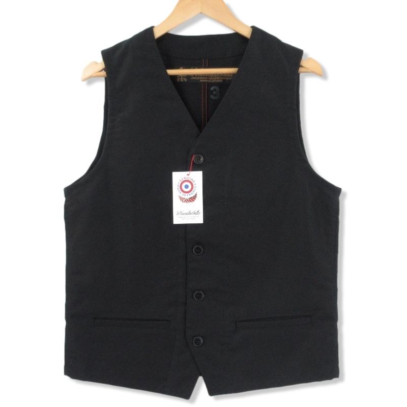 未使用 LE TRAVAILLEUR GALLICE ガリス GILET モールスキン ジレ 