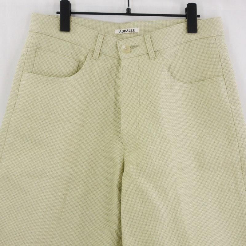 未使用 AURALEE オーラリー WASHI BASKET SHORTS A21SS02JH 未使用 AURALEE オーラリー WASHI BASKET SHORTS A21SS02JH