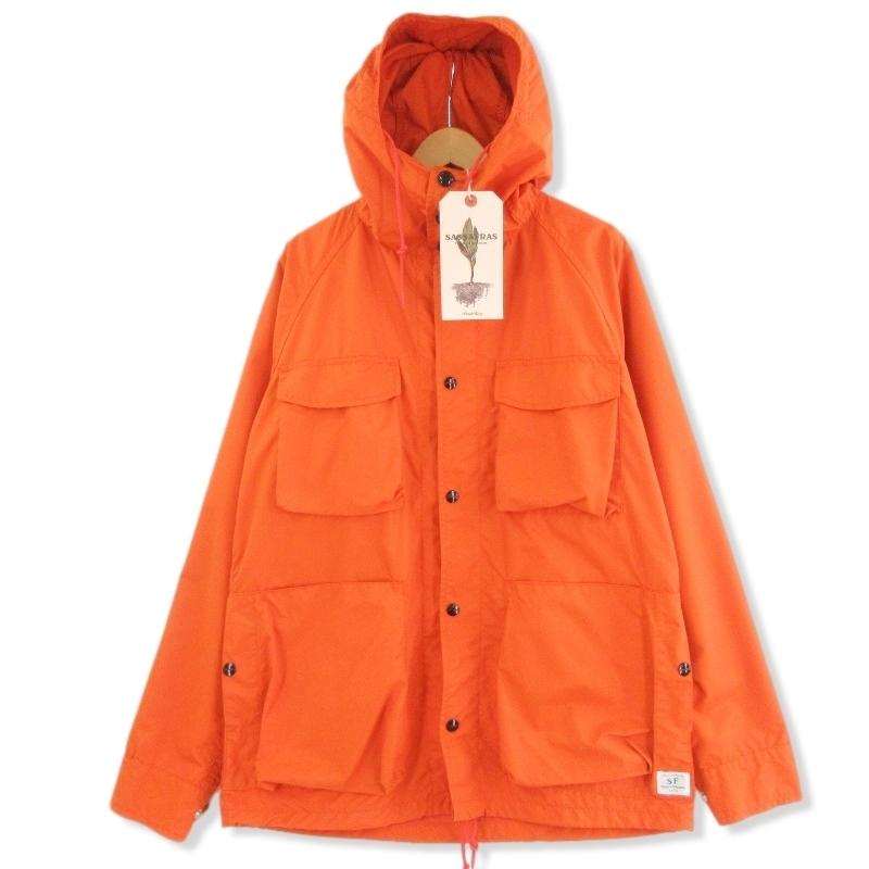 .*N様 SASSAFRAS ナイロンジャケット オレンジ SASSAFRAS ササフラス / SF-201600 /Digs Crew Bud Jacket /Nylon/Orange