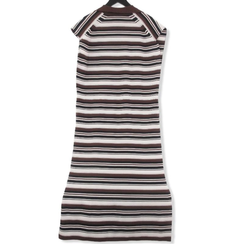 未使用 AURALEE オーラリー BORDER HIGH GAUGE RIB KNIT SKIPPER ONE  