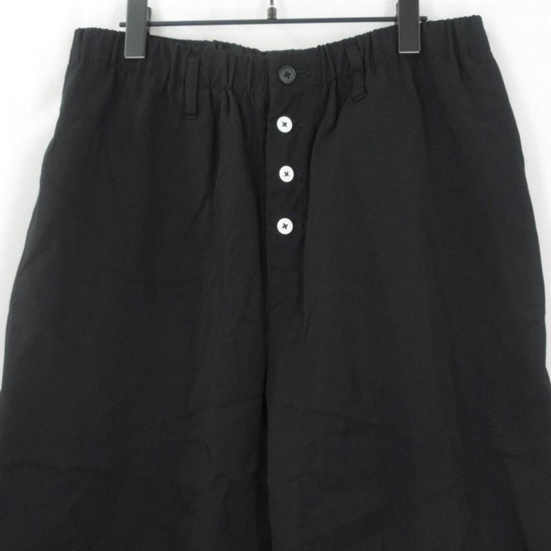 Yohji Yamamoto ヨウジヤマモト M-ウエストゴムギャバ白釦P HC-P58-100 